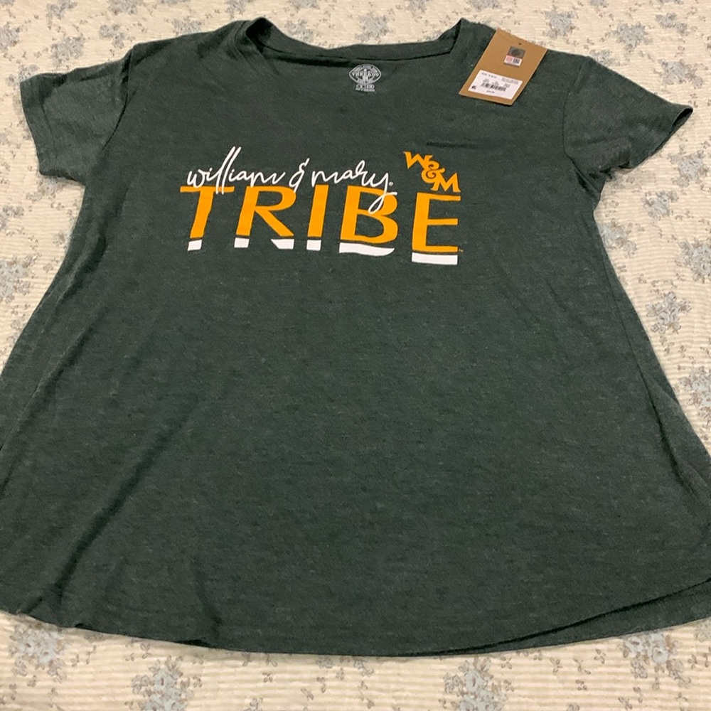 William & Mary College Tribe T/Shirt NEW W/Tags/Hologram size S & Various Sizes